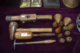 Vintage Tools Including Caulking Hammer Head, Plumbing Tools, etc.