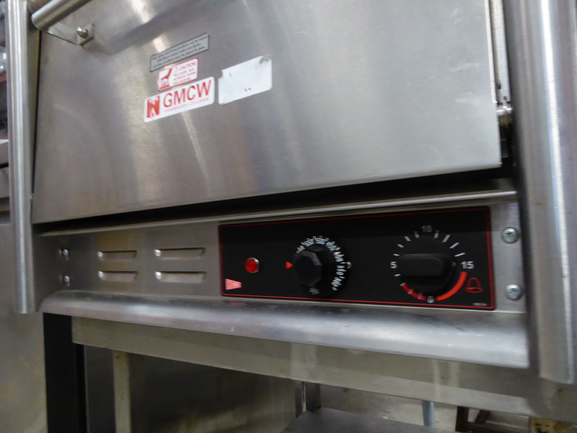 * GMCW twin deck pizza oven model PO22 650w x 700d x 450h single phase - Image 2 of 4