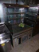 * Counterline open fronted grab-and-go chilled patisserie unit with rear door access