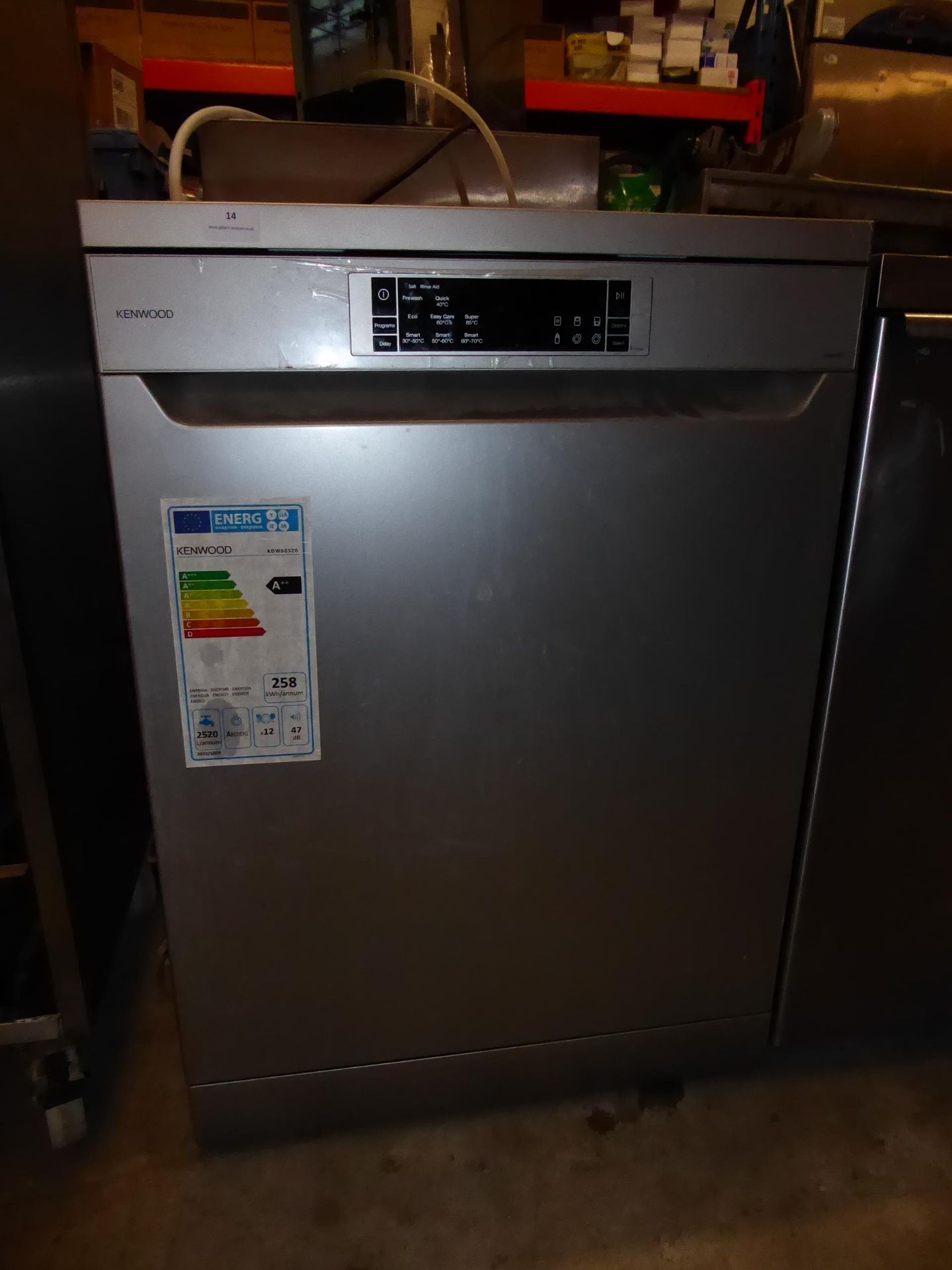 * Kenwood domestic dishwasher model kdw60 S20