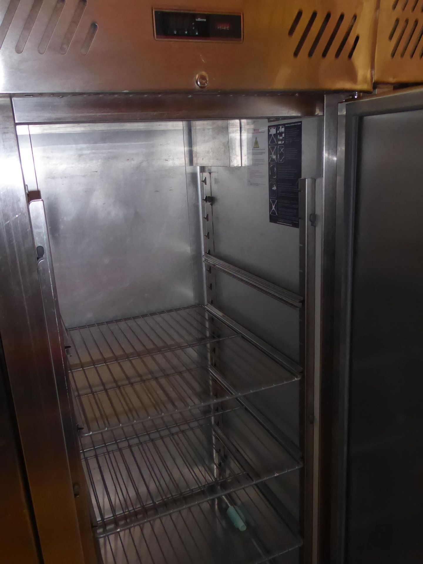 * Williams S/S upright fridge - Image 2 of 2