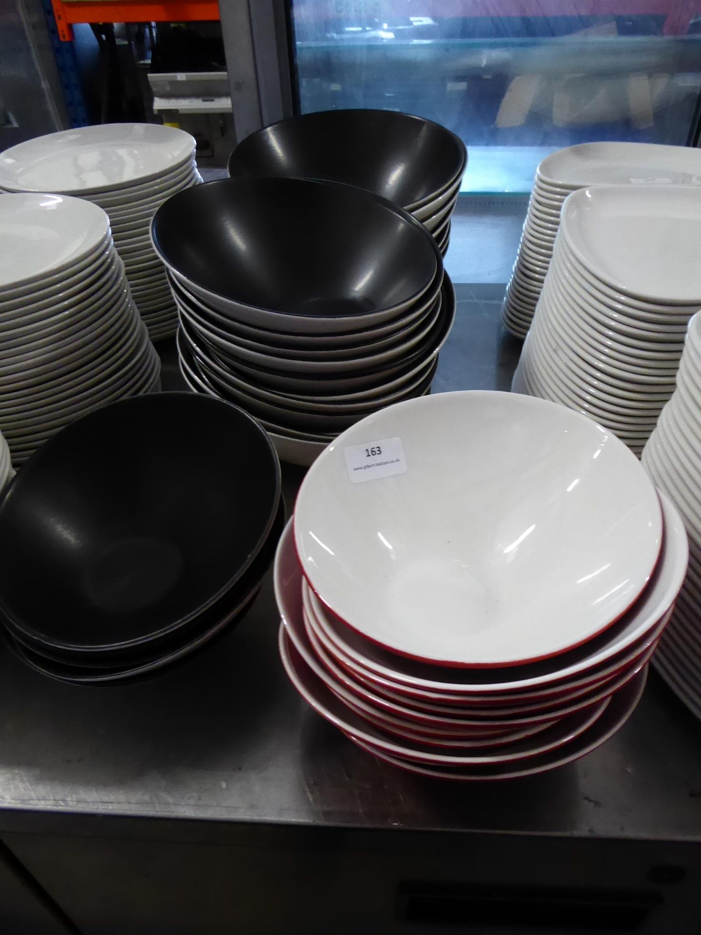 * approx 40 x asymetric stylisic bowls various sizes.