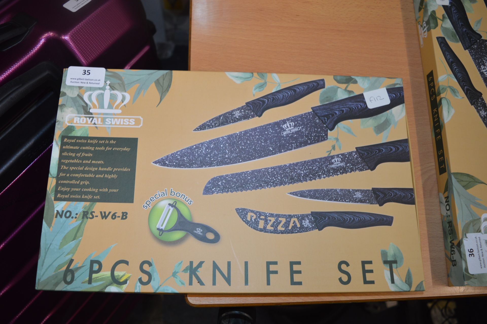 Royal Swiss 6pc Knife Set