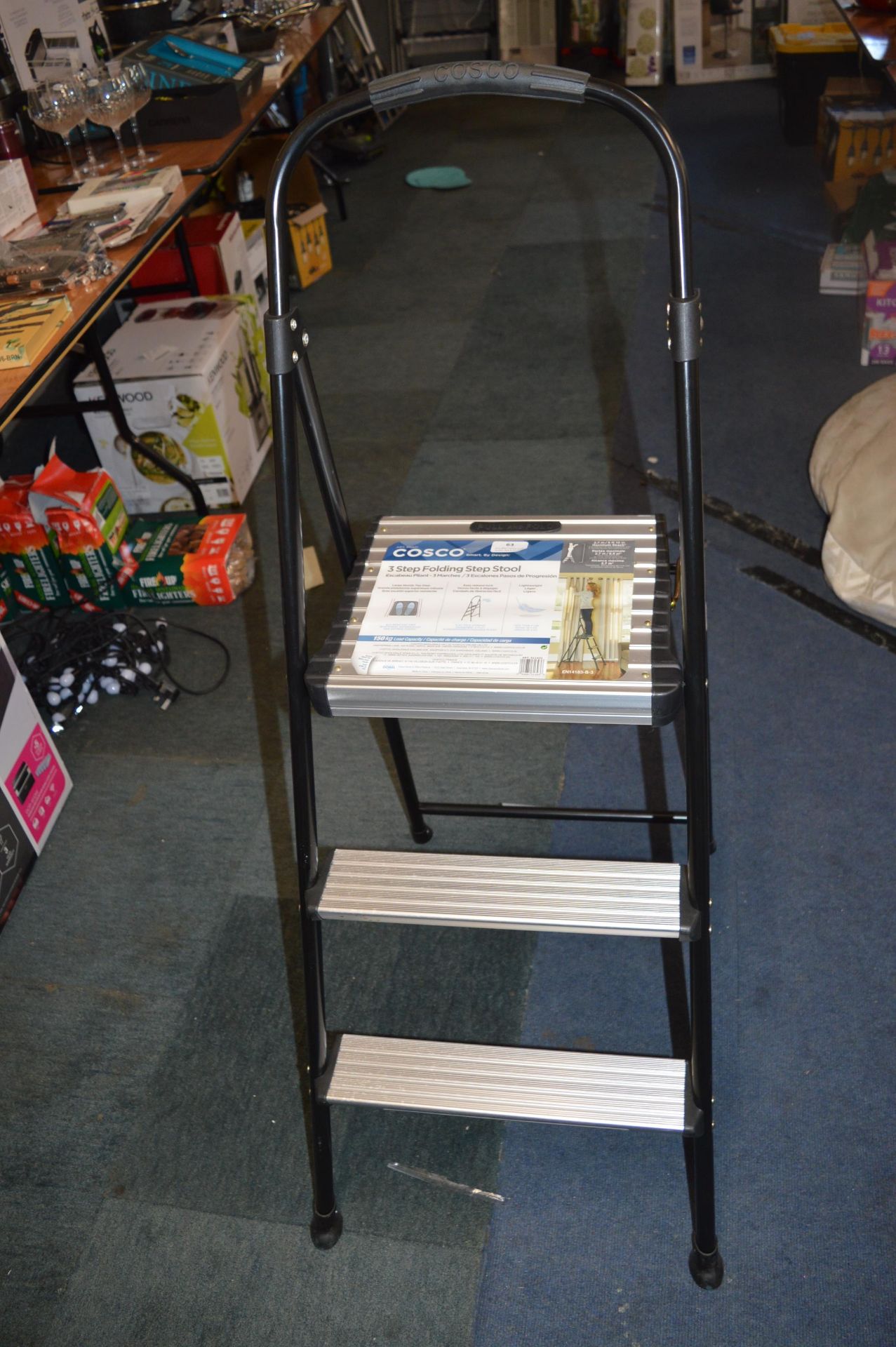 *Three Step Folding Stepstool