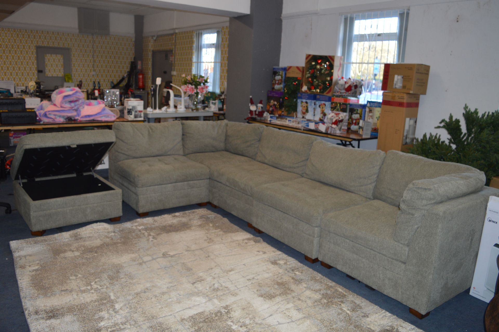 *Grey 5-Piece Sectional Sofa - Image 2 of 2