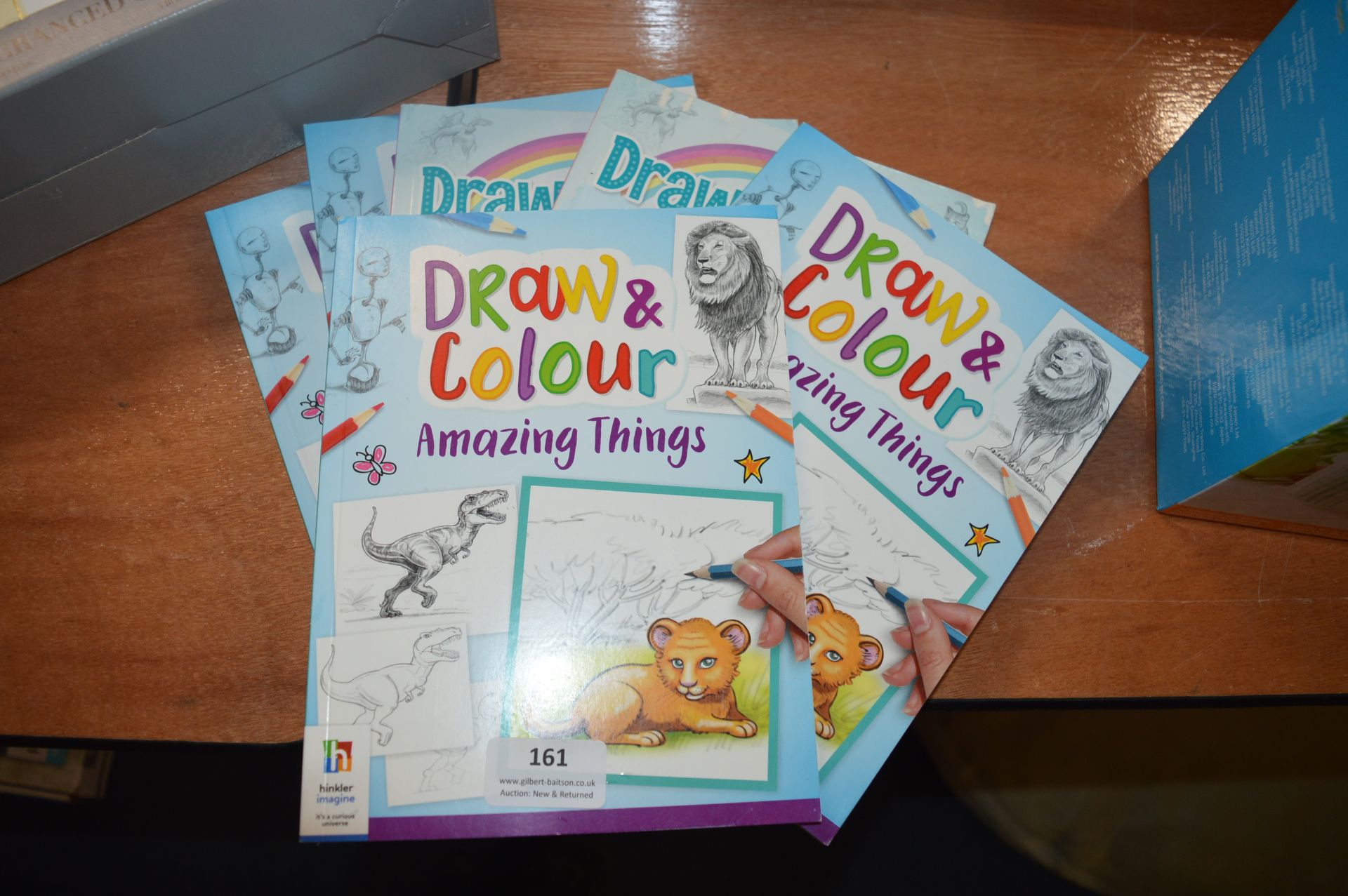 *Draw & Colour Amazing Things 6pc Book Set