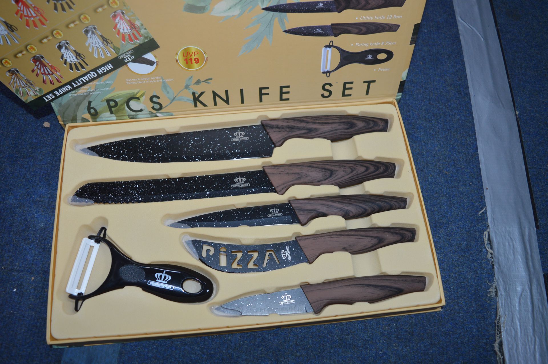 Royal Swiss 6pc Knife Set - Image 2 of 2