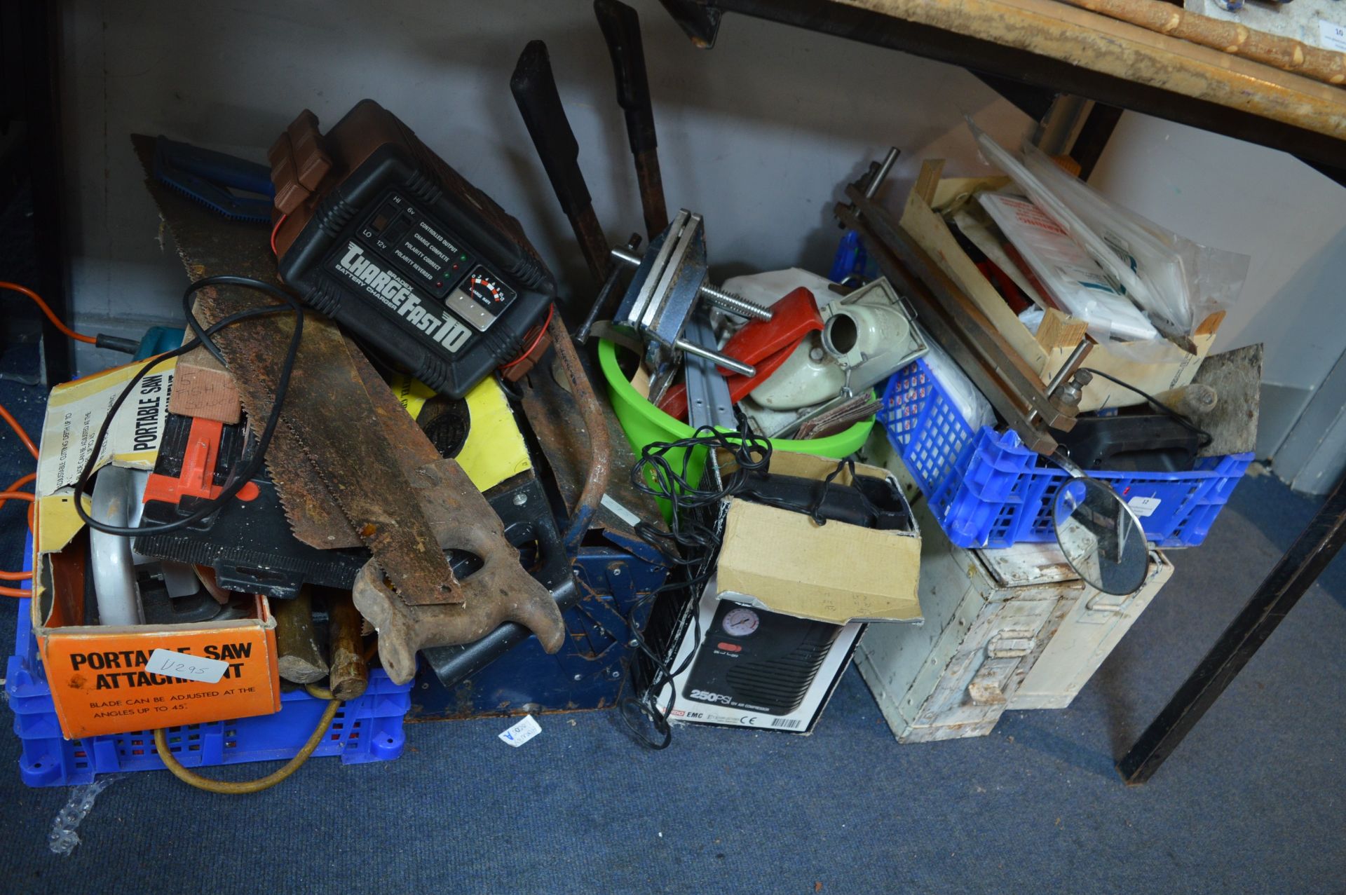 Quantity of Tools Including Cantilever Toolbox, Ba