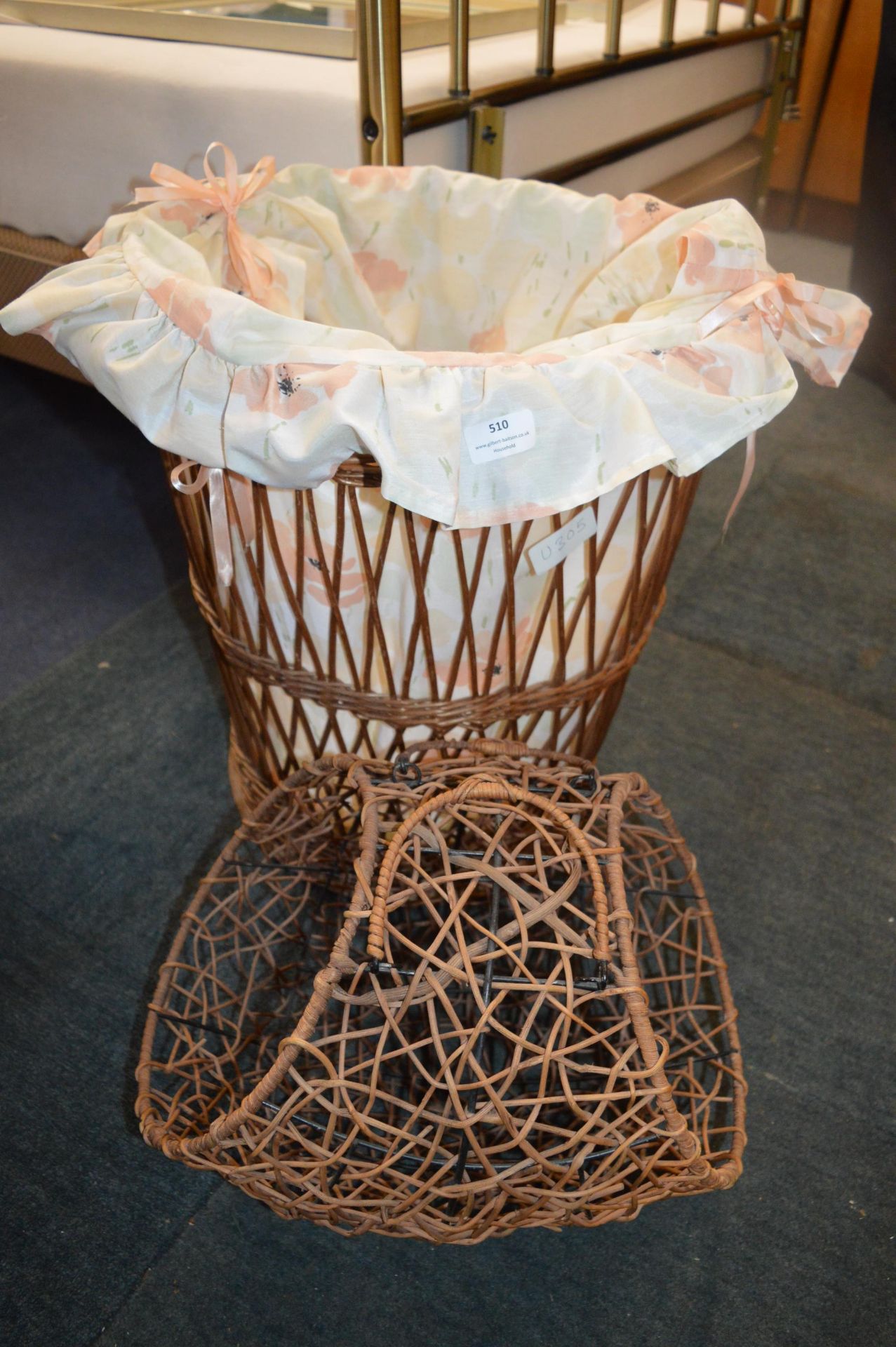 Laundry Basket and a Log Basket