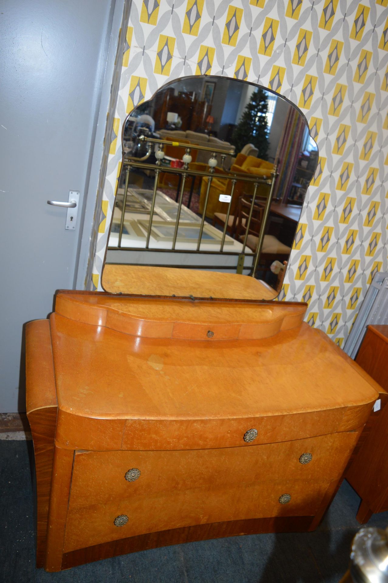 1930's Bedroom Suite Comprising Small Double Wardr - Image 2 of 3