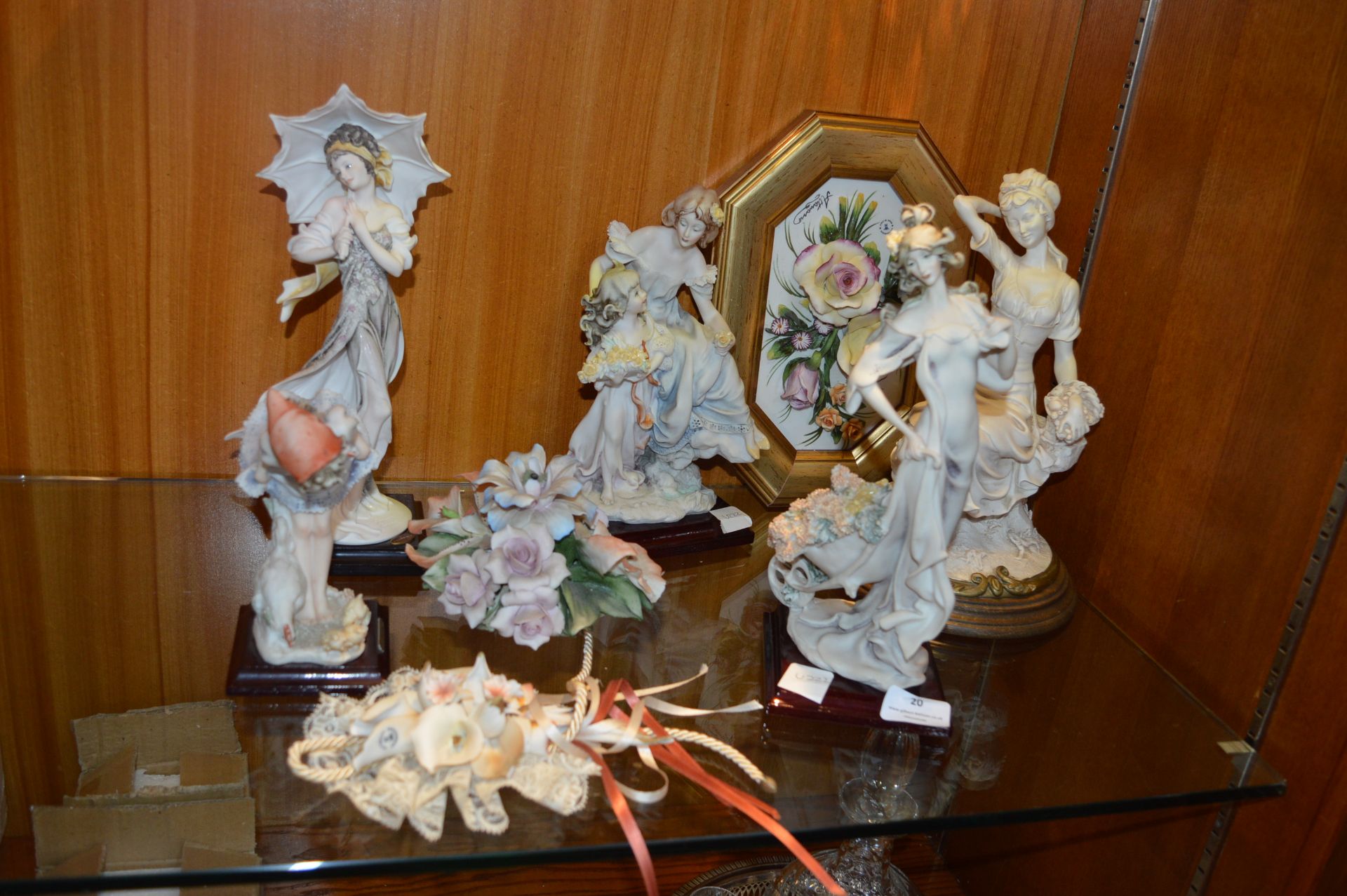 Decorative Figurines and Floral Ornaments, etc.