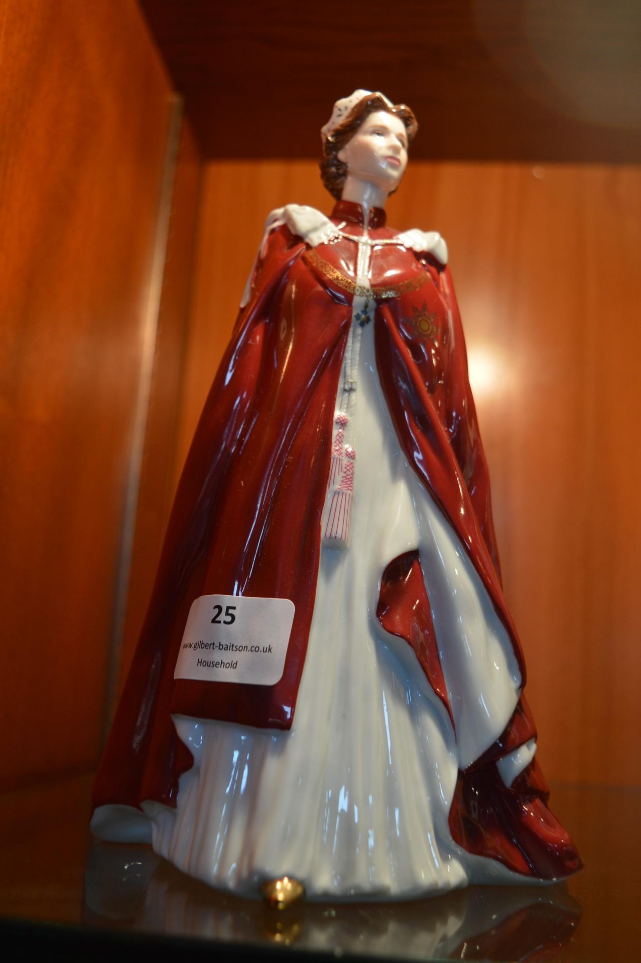 Royal Worcester Figurine - Queen Elizabeth's 80th