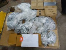 *Pallet of Rod Connectors, Brackets, and Screws, e