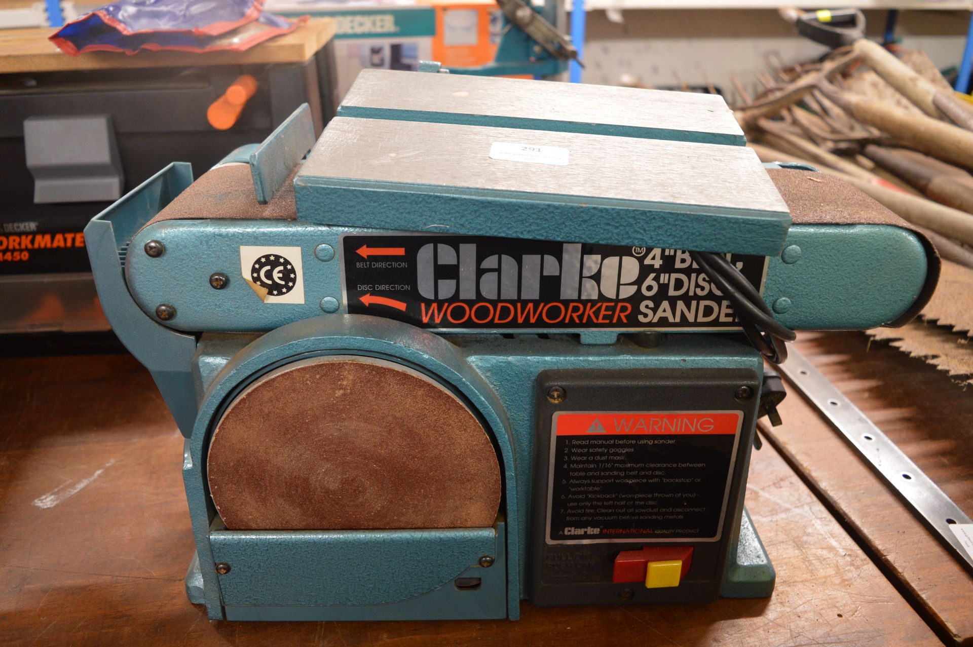 Clarke 6" Disc and Belt Sander