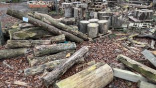 *5 Pallets of Round Log Timber Lengths