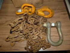 *Heavy Duty Shackle, Hook and Chain