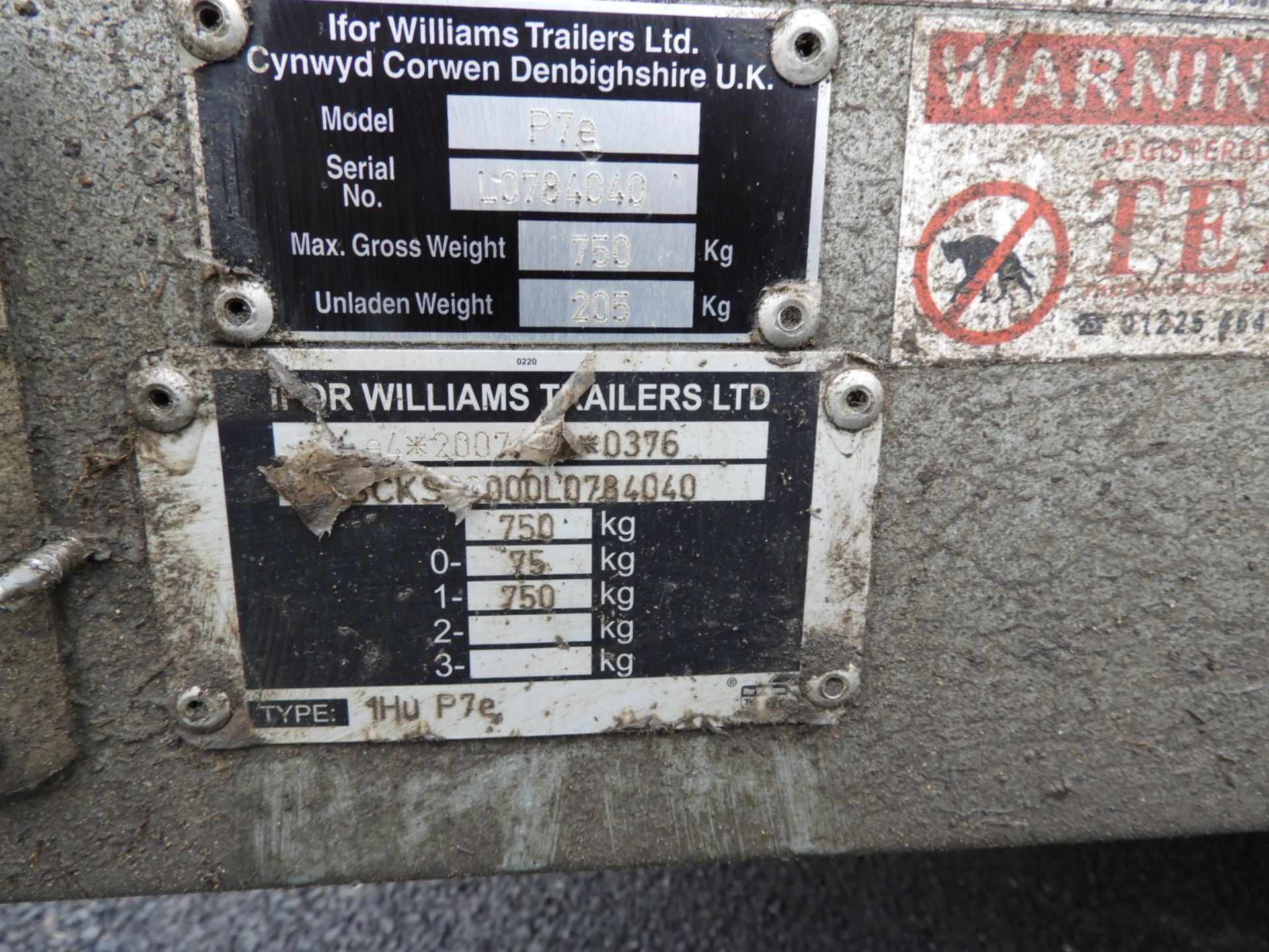 *Ifor Williams Single Axle Trailer - Image 2 of 2