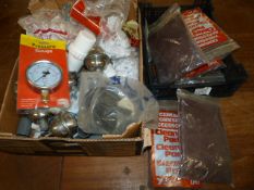 *Mixed Lot Including Cleaning Pads, Gauge, Plumbin