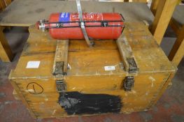 *Pine Crate and a 2kg Powder Fire Extinguisher