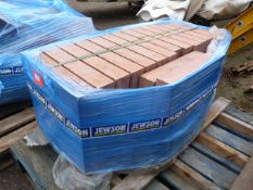 *Pallet of 400x400x65mm Red Paving Stones