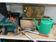 Lawn Spreader, Garden Spray, Pruners, Watering Can