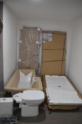 *Bathroom Set ; Bath, Rocca Toilet, Wetroom Floor,