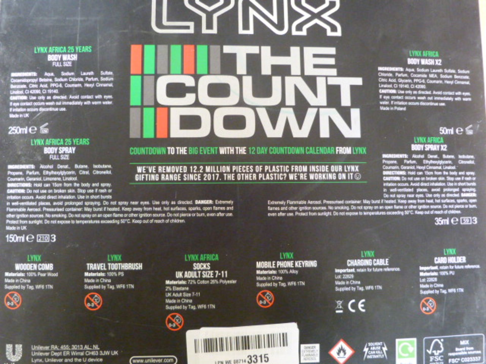 *Quantity of Lynx Products - Image 2 of 2