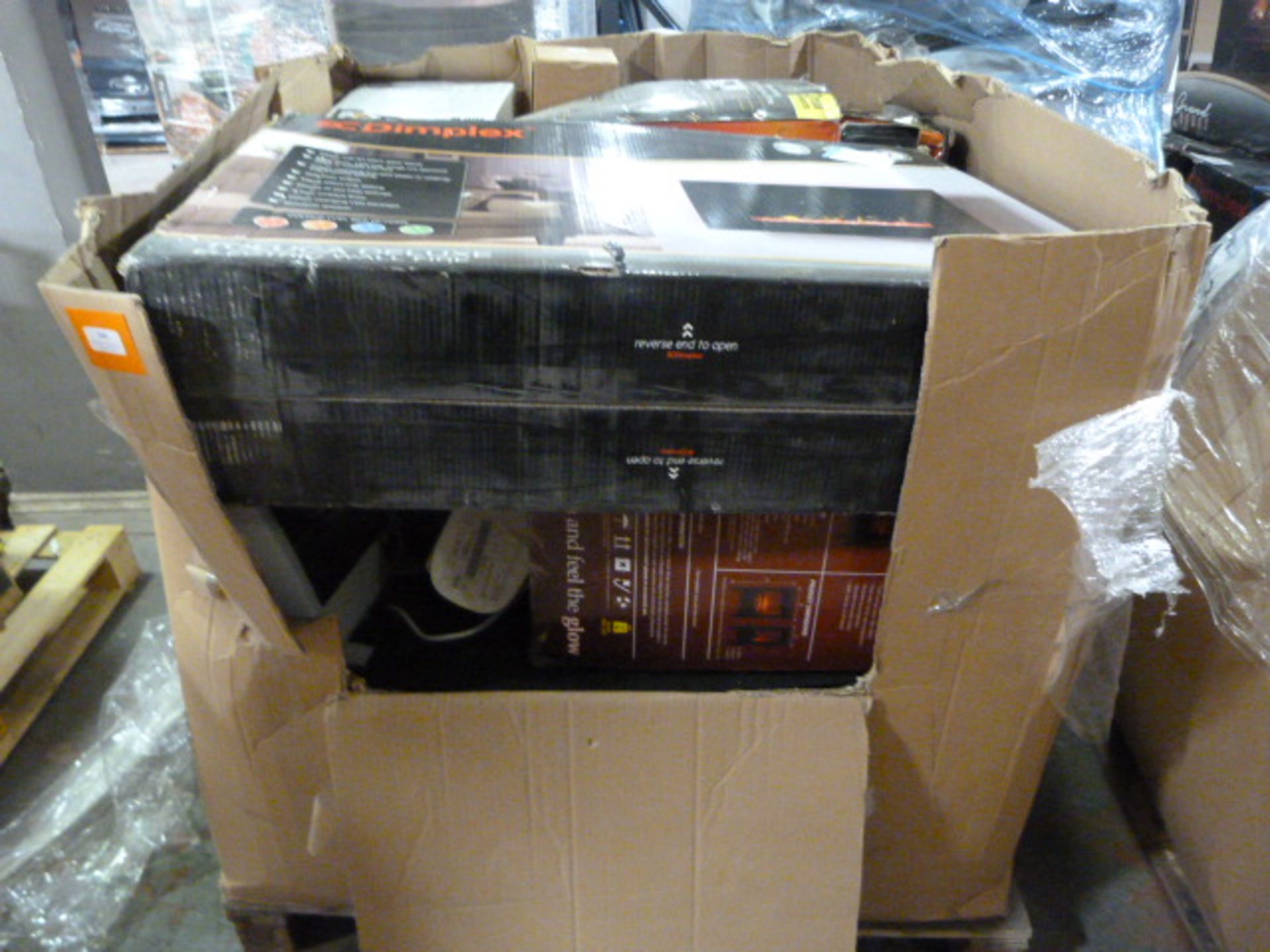 *Pallet of Electric Fires and Heaters (Salvage)