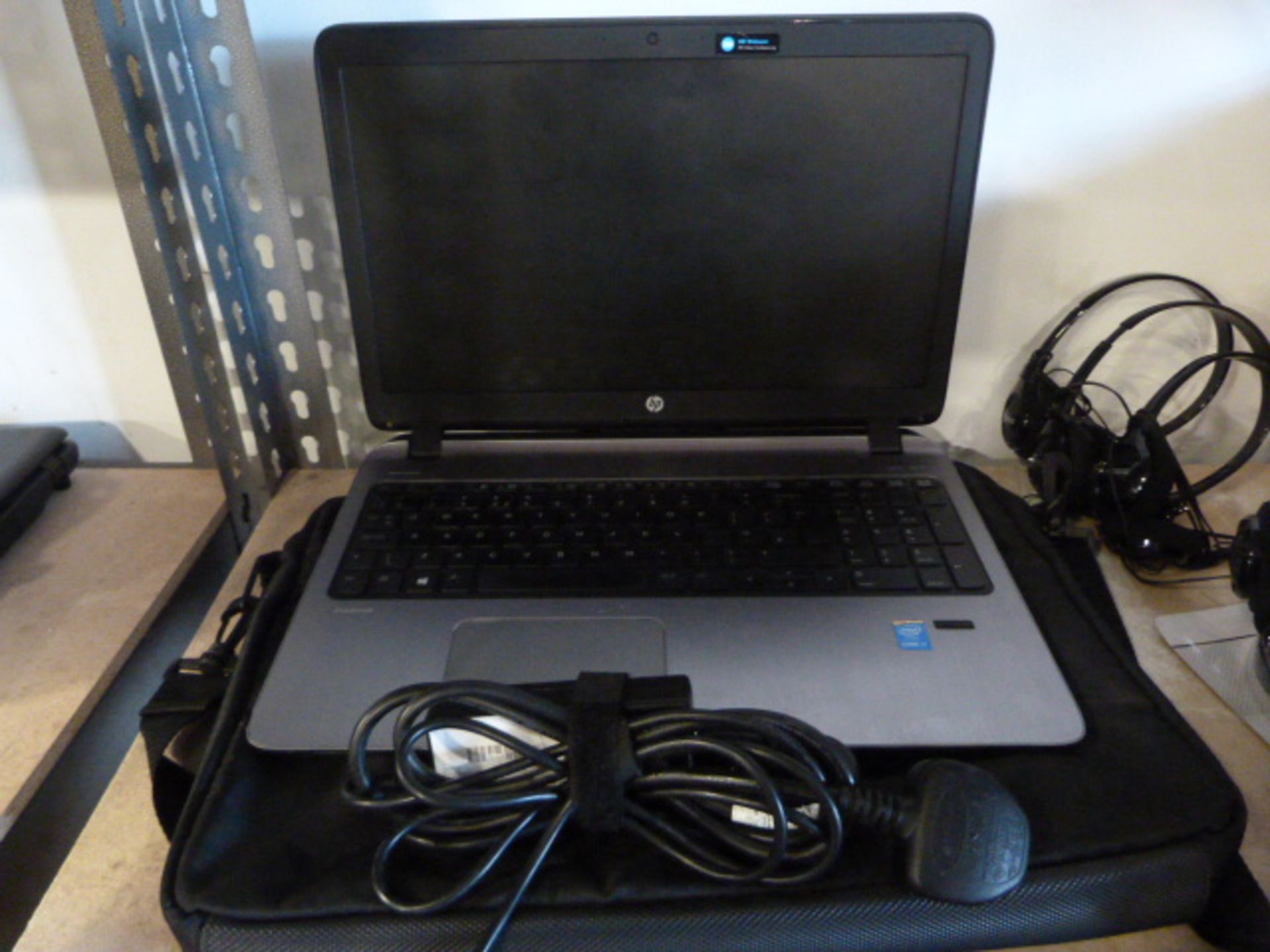 HP Probook with Charger and Case (HDD Removed) - Image 2 of 2