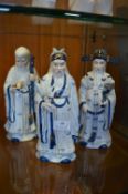 Three Chinese Figures