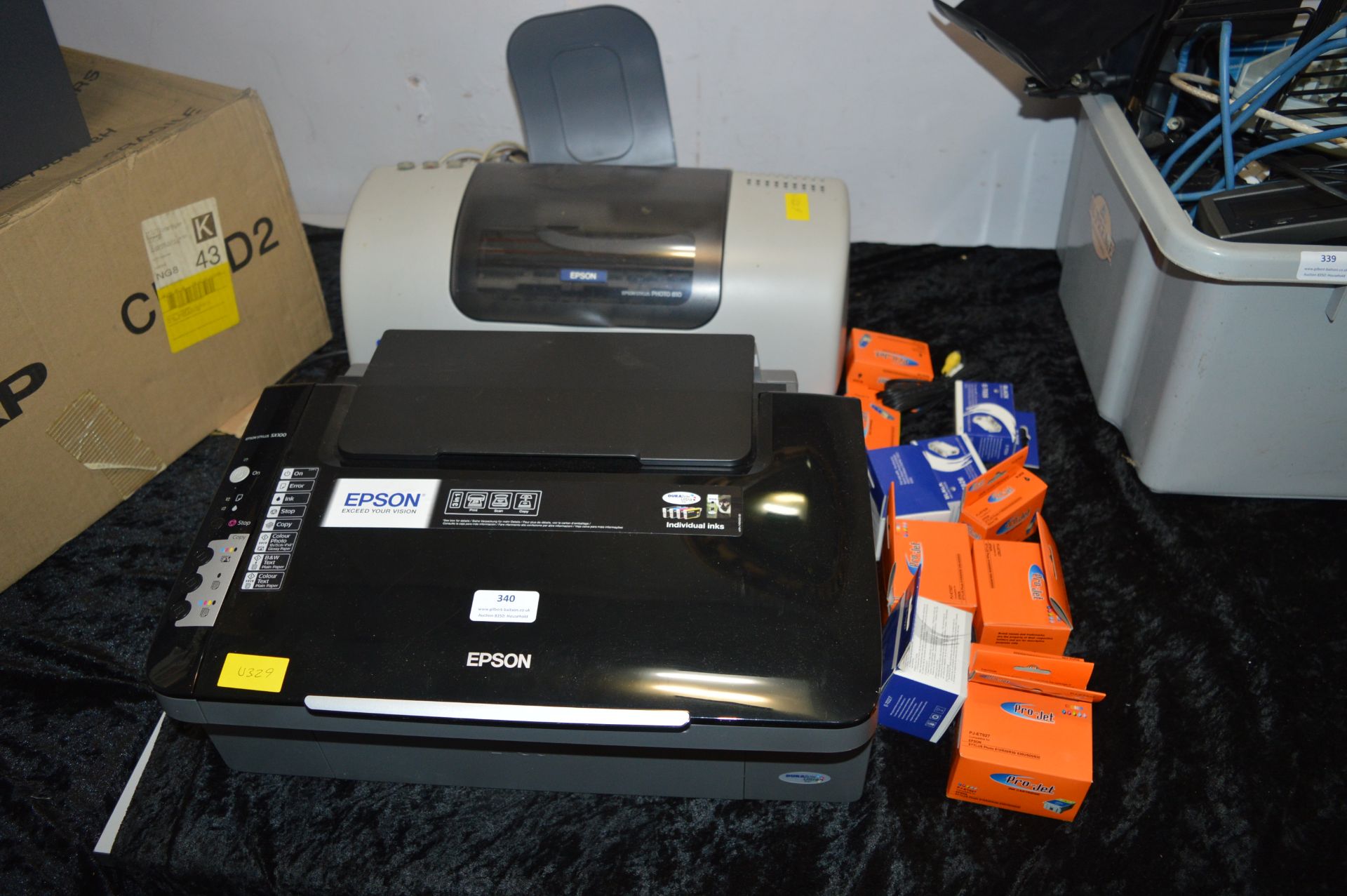 Two Epson Printers plus Ink Cartridges