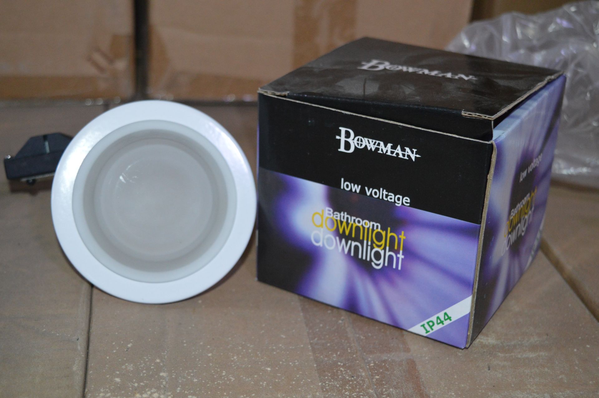 *Two Boxes of 50 Low Voltage White Bathroom Lamps