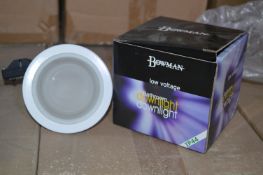 *Two Boxes of 50 Low Voltage White Bathroom Lamps