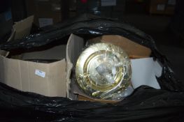 *Mixed Pallet of Assorted Brass Ceiling Lamps