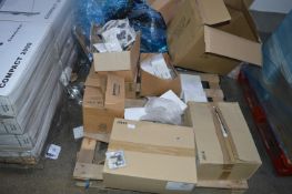 *Pallet Containing Assorted High Current Switches, Single Gang Sockets, Fuse Spares, etc.