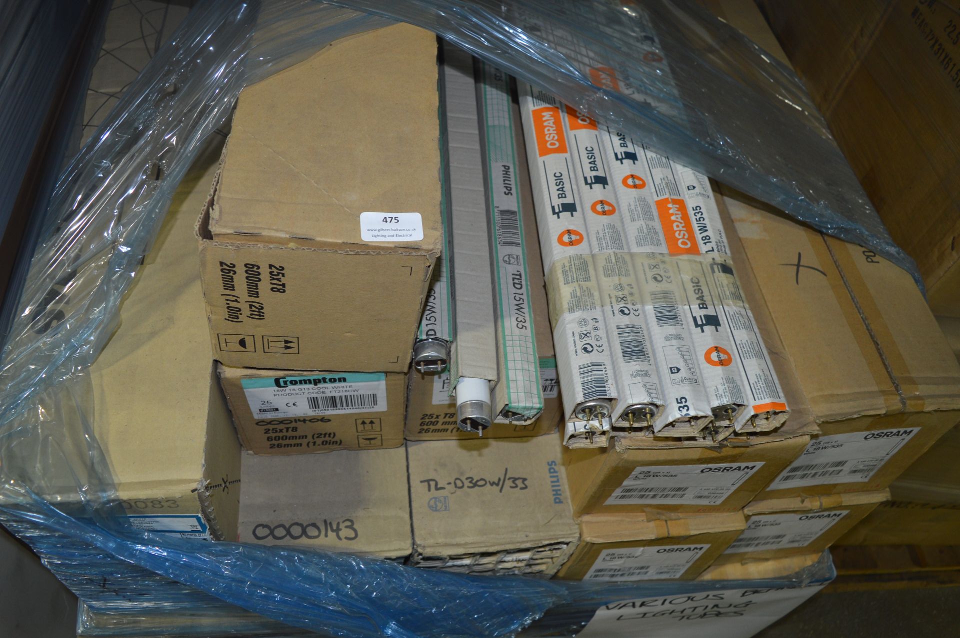*Pallet Containing Various Brand of 15w and 18w Fl