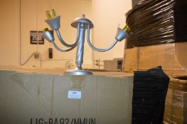 *Pallet of ~158 Grey Metal Three Lamp Moveable Wal