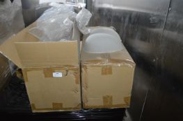 *Pallet of Frosted Glass Lamp Shades