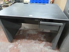 Metal Worktable with Drawer and Pullout Shelf ~97x73x70cm