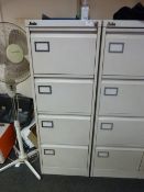 *Silverline Four Drawer Filing Cabinet