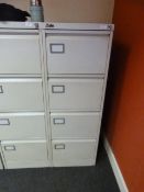 *Silverline Four Drawer Filing Cabinet