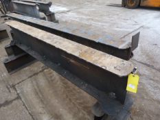 *Two Heavy Steel Trestles ~2m long x 900mm tall