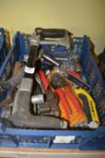 *Quantity of Tools; Ratchets, Hack Saw, Knives, Record Stillsons, Cable Cutter, etc.