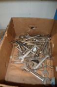 *Box of Spanners; Ring, Open End, Ratchet, etc.