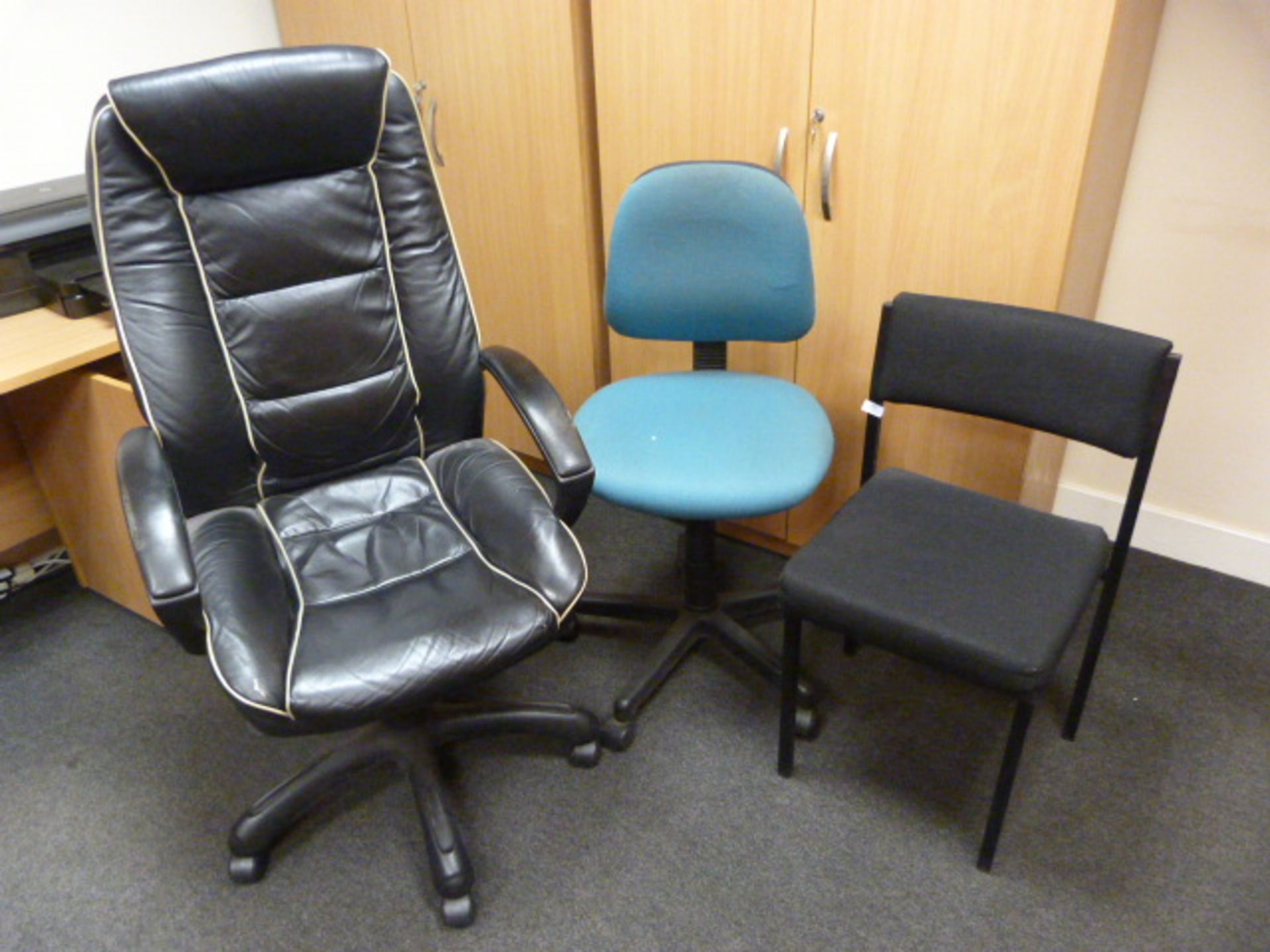 *Executive Gas Lift Chair, Typists Swivel Chair, a