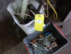 *Two Boxes Containing Nuts, Bolts, Screws, Shims,