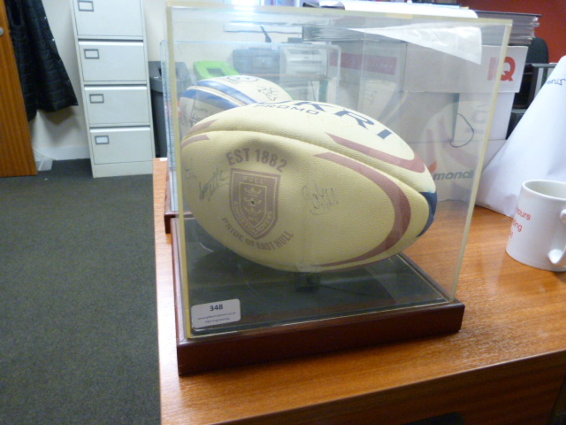 *Kukri Promo Hull Kingston Rovers Rugby Ball signe
