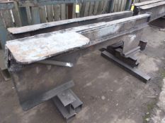 *Two Heavy Steel Trestles ~2m long x 900mm tall