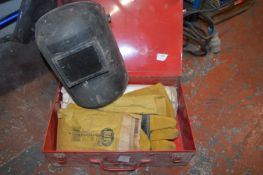 *Steel Box, Welding Gauntlets, Screens, Visors, Rods, etc.