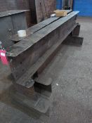 *Two Heavy Steel Trestles ~2.3m long x 900mm tall